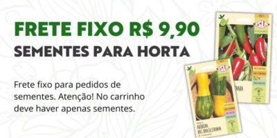 sementes para cultivar em casa